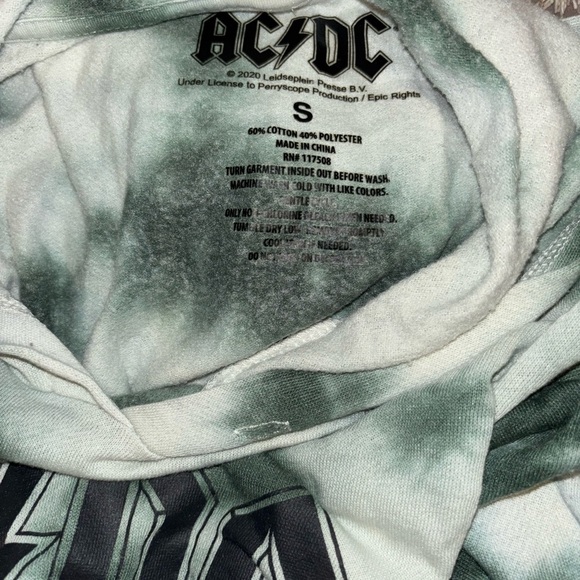AC/DC Tie-Dye Hoodie - Picture 2 of 6